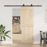 vidaXL Pribor za klizna vrata 213 cm čelični crni | shoptok.hr