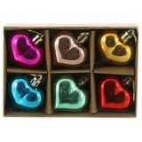 božićne kuglice srce (promjer: 4 cm, 6 -dij.)  božićne kuglice srce (promjer: 4 cm, 6 -dij.) Slike