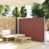  Uvlačiva bočna tenda za terasu 140 x 500 cm smeđa | shoptok.hr