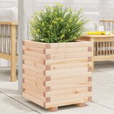  Vrtna sadilica 40 x 40 x 49,5 cm od masivne borovine | shoptok.hr