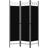 Maison Chic Paravan - Sobne pregrade 3-delni črn 120x180 cm, (22111740) | Shoptok.si