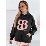 DStreet Bluza damska oversize z kapturem LITESSO czarna | shoptok.hr