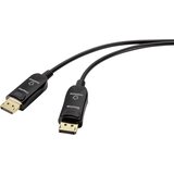 Renkforce steklena vlakna/DisplayPort kabel DisplayPort vtič, DisplayPort vtič 15 m črna UHD 8K @ 60 Hz, UHD 4K @ 120 Hz RF-4598018 DisplayPort kabel, (20415333) | Shoptok.si
