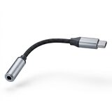 E-green Adapter USB 3.1 tip C (M) - 3.5mm stereo (F) crni Cene