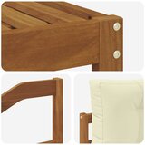  Set vanjskih sofa 6 kom. Prirodna i krem Smeđa 325 x 162,5 x 73 cm | shoptok.hr