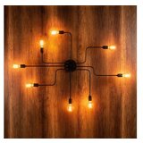 Opviq Vislica TRUVA 2 crna, metal, promjer 140cm, visina 15 cm, E27 40 W, Truva - N-698 | shoptok.hr