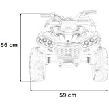  Dječji Quad Sport TX ATV na akumulator, žuti | shoptok.hr