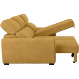 CARRYHOME KOTNA SEDEŽNA GARNITURA, mikrovlakna gorčično rumena | Shoptok.si