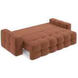 Makamii Raztegljiva sedežna garnitura iz tkanine bouclé v barvi terakote 255 cm Milu – | Shoptok.si