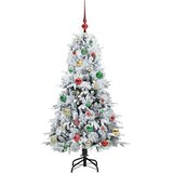  Umjetno božićno drvce s nogom s stalakom Bijelo 150 cm PE i PVC | shoptok.hr