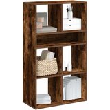 vidaXL Ormarić za knjige boja dimljenog hrasta 66x31x112 cm drveni | shoptok.hr