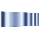  Skrovita tenda Plava i bijela 400 × 300 cm Poliester i aluminij | Eponuda.ba