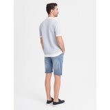 Ombre Denim men's shorts with a classic cut - light blue | shoptok.hr