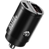SILVER MONKEY Avto polnilec za vtičnico vžigalnika 30W 1x USB-C PD 1xUSB-A QC črn, (21580828) Cene