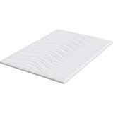  Nadmadrac Bijelo 160 x 200 cm Pleteno platno | shoptok.hr