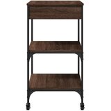  Kuhinjska kolica boja hrasta 60x48x89,5 cm konstruirano drvo | shoptok.hr