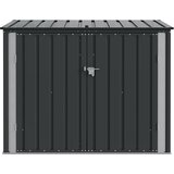  Kutija za spremanje u vrtu Crna 151,5 x 82 x 110,5 cm Čelik | Eponuda.ba