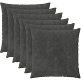  Presvlaka za jastuk 6 pcs HEERLEN Antracit 70 x 70 cm | shoptok.hr