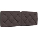  Okvir za krevet bez madraca tamnosmeđi 140 x 190 cm od tkanine | shoptok.hr
