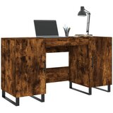  Radni stol boja dimljenog hrasta 140x50x75 cm konstruirano drvo | Eponuda.com