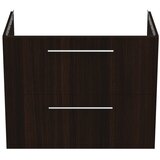 Ideal Standard Tamno smeđi zidni ormarić za ispod umivaonika u dekoru hrasta 80x63 cm i.Life B – Cijene