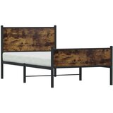 Metalni okvir kreveta s uzglavljem i podnožjem 100 x 200 cm | shoptok.hr