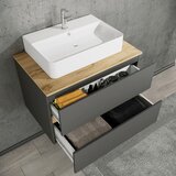MID.YOU KOPALNICA antracit, medeni hrast | Shoptok.si