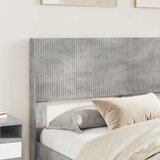  Okvir za krevet s pohranom i uzglavljem Betonska siva - Betonska siva 135 x 190 cm | shoptok.hr