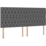  s madracem i skladištem Tamno siva 200 x 200 cm tkanina | shoptok.hr