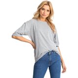 BASIC Feel Good Blouse-RV-BZ-4840.36P-grey | Shoptok.si