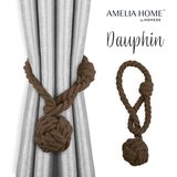  Curtains - accessories DAUPHIN color brown ameliahome | shoptok.hr