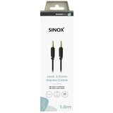 Bandridge avdio kabel sinox SXA06101 1 m 3,5-mm m - 3,5-mm m | Shoptok.si