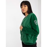 RUE PARIS Sweatshirt-RV-BL-8225.88-dark green | Shoptok.si