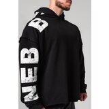 NEBBIA hoodie no bs black