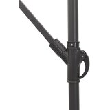  Vrtni suncobran s drvenim stupom zeleni 269x269x235 cm | shoptok.hr