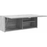  Kupaonski zidni ormarić sivi Sonoma 80x25x30 cm izrađeno drvo | shoptok.hr