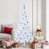  Umjetno božićno drvce s stalakom Bijelo 180 cm PVC i čelik | shoptok.hr