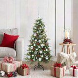 vidaXL Umetno Zložljivo Božično Drevo Zelena 120 cm PE in PVC | Shoptok.si