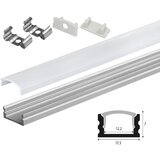  Set aluminijumski profil za LED trake 2m 17.5x7 mm Cene