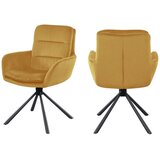 Livetastic Naslanjač Cord, Zlata, Vrtljiv | Shoptok.si