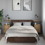  Noćni ormarići 2 kom Artisan hrast 41x31x80 cm izrađeno drvo | shoptok.hr