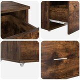  Stol Dimljeni hrast 131,5 x 50 x 106,5 cm Konstruirano drvo | Eponuda.ba