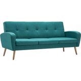 vidaXL Kavč trosed iz blaga zelene barve, (20925667) | Shoptok.si