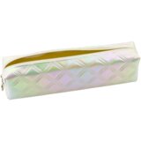 Školski organizator za pernice s reljefnim uzorkom, biserno bijela 21x6 cm | shoptok.hr