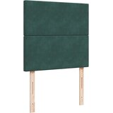 vidaXL okvir kreveta s madracima tamnozeleni 100x200cm baršunasti | shoptok.hr