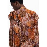 Desigual ženska košulja dugih rukava, narančasta | shoptok.hr