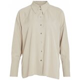 Vila Topi &amp; Bluze Shirt Storia L/S - Feather Grey Bež cene