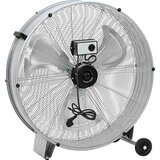  Bubnjasti ventilator s kotačem Srebrno 79 x 37 x 82 cm Aluminij | shoptok.hr