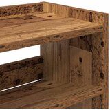  Stalak za cipele boja staro drvo 80x25x62 cm konstruirano drvo | shoptok.hr