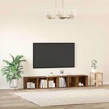  Set TV komoda Zidne 2 pcs Staro drvo 37 x 35 x 107cm | shoptok.hr
